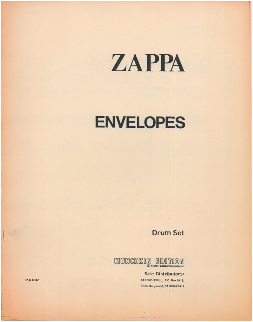 Frank Zappa's music by Munchkin Music